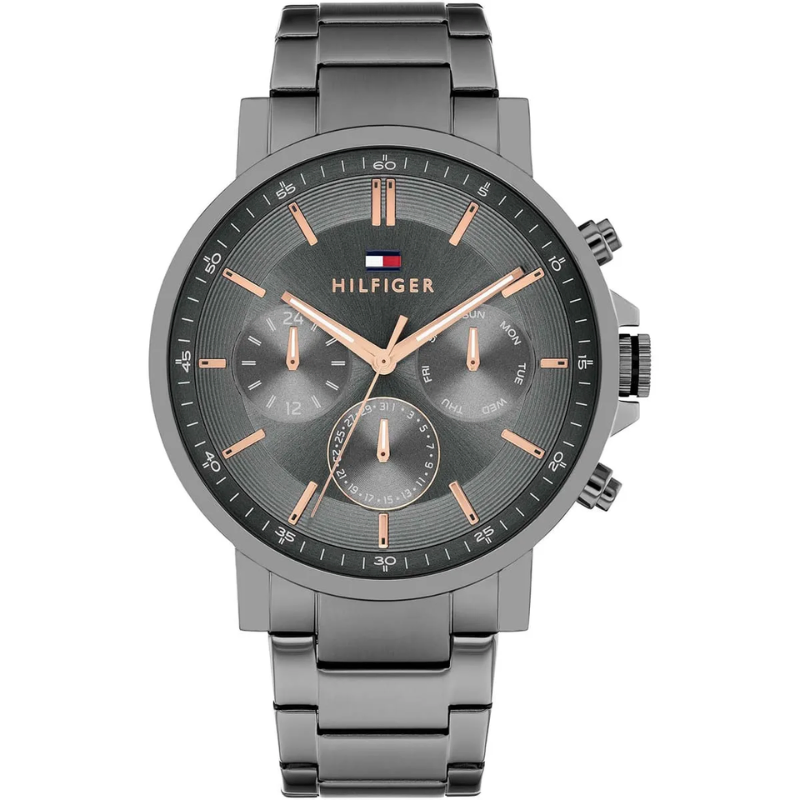 Tommy Hilfiger Multi-function Dark Grey Dial  Men's Watch